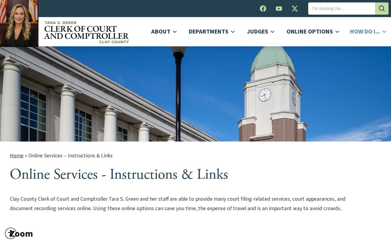 Clay County first appearance viewing and arrest case access instructions