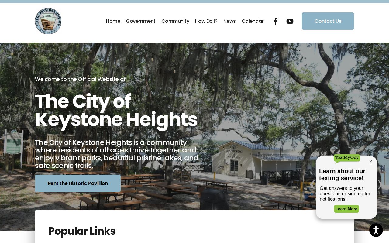 Keystone Heights official public safety and Clay County arrest service page